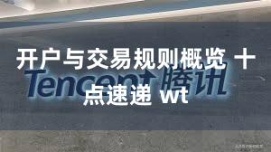 开户与交易规则概览 十点速递 wt
