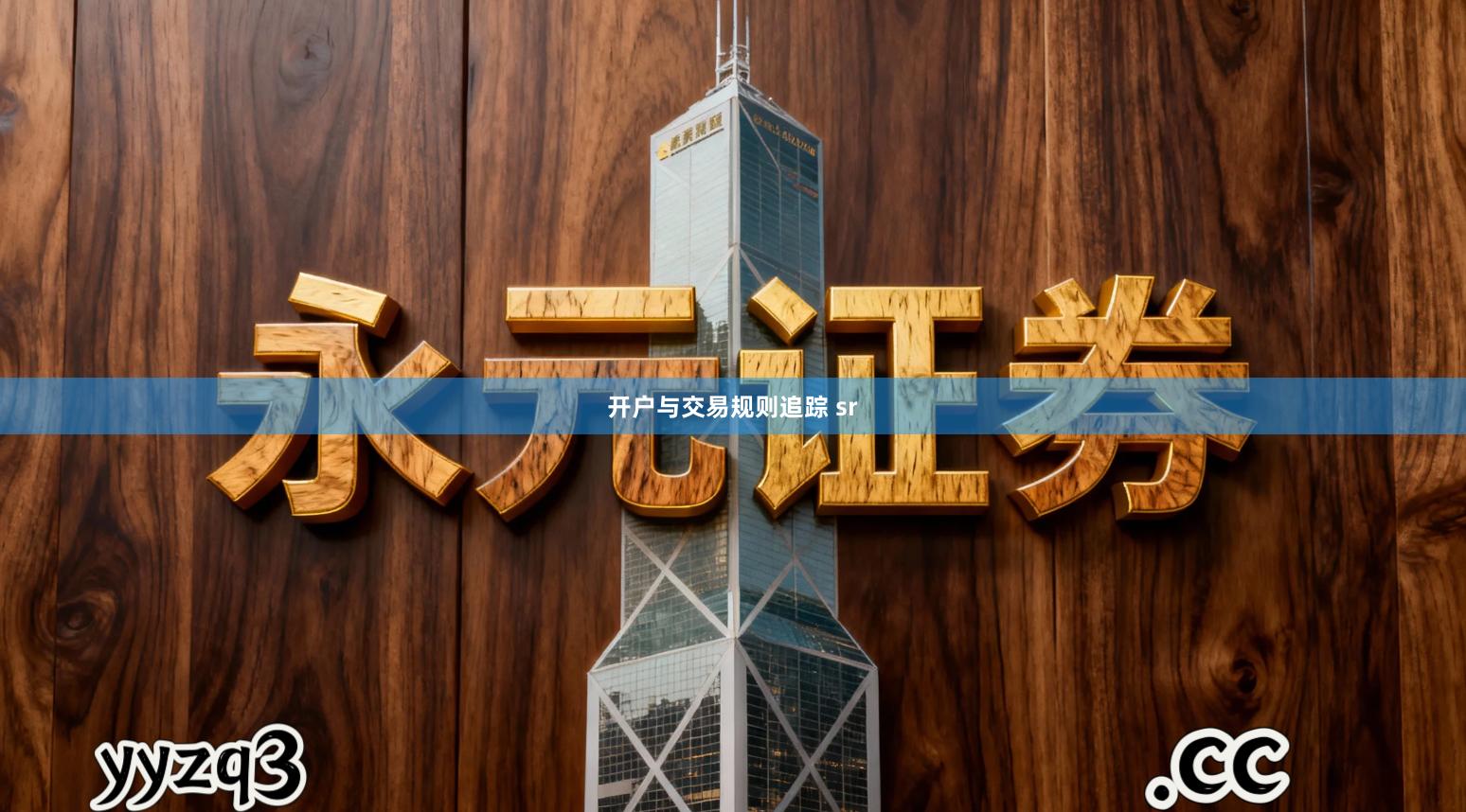 开户与交易规则追踪 sr